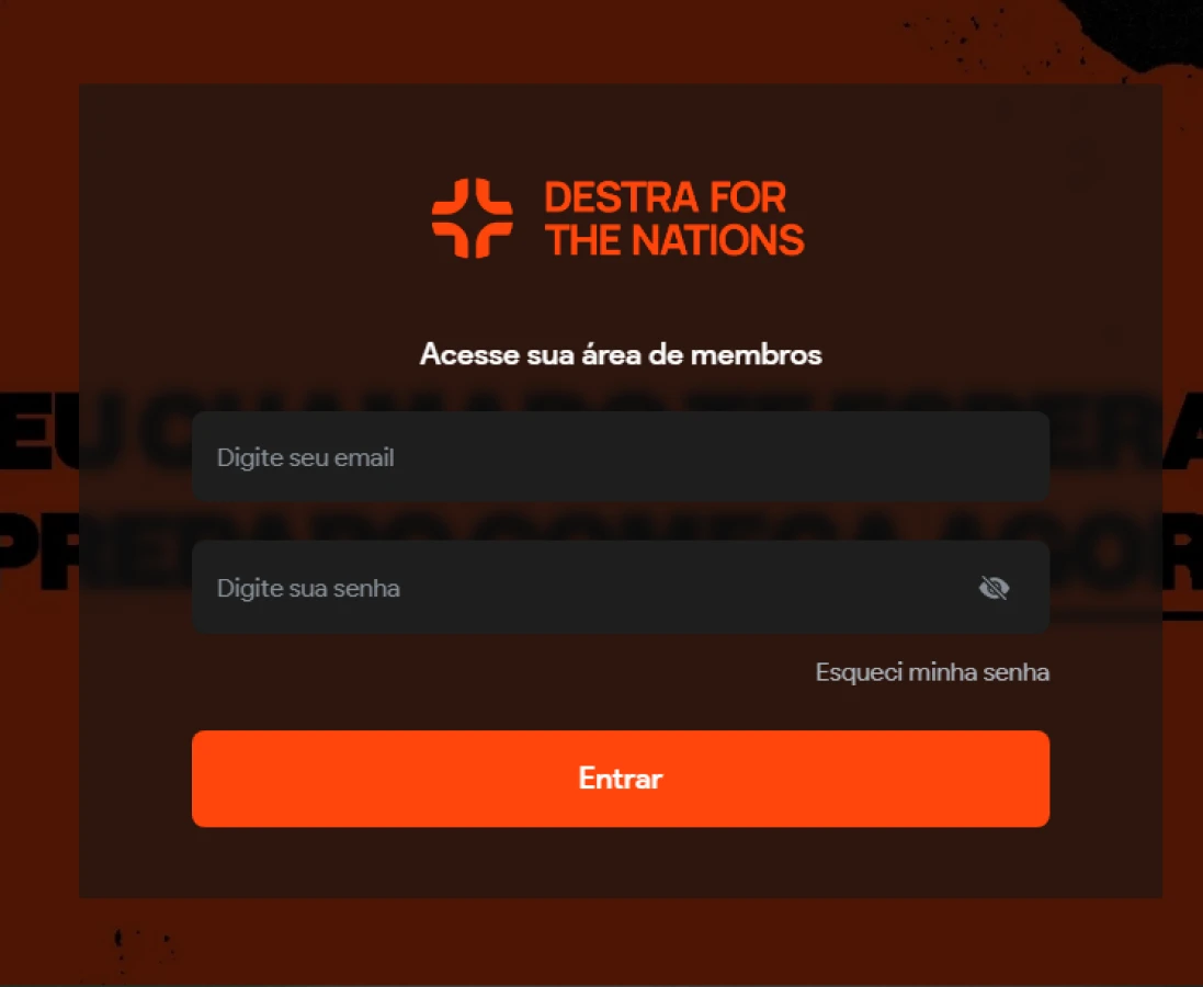 Tela de login